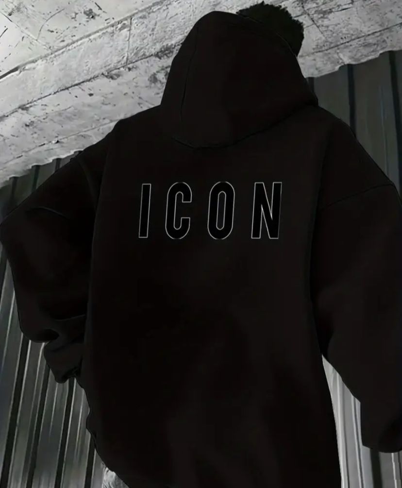 Felpa con cappuccio "icon" set di 3 colorazioni