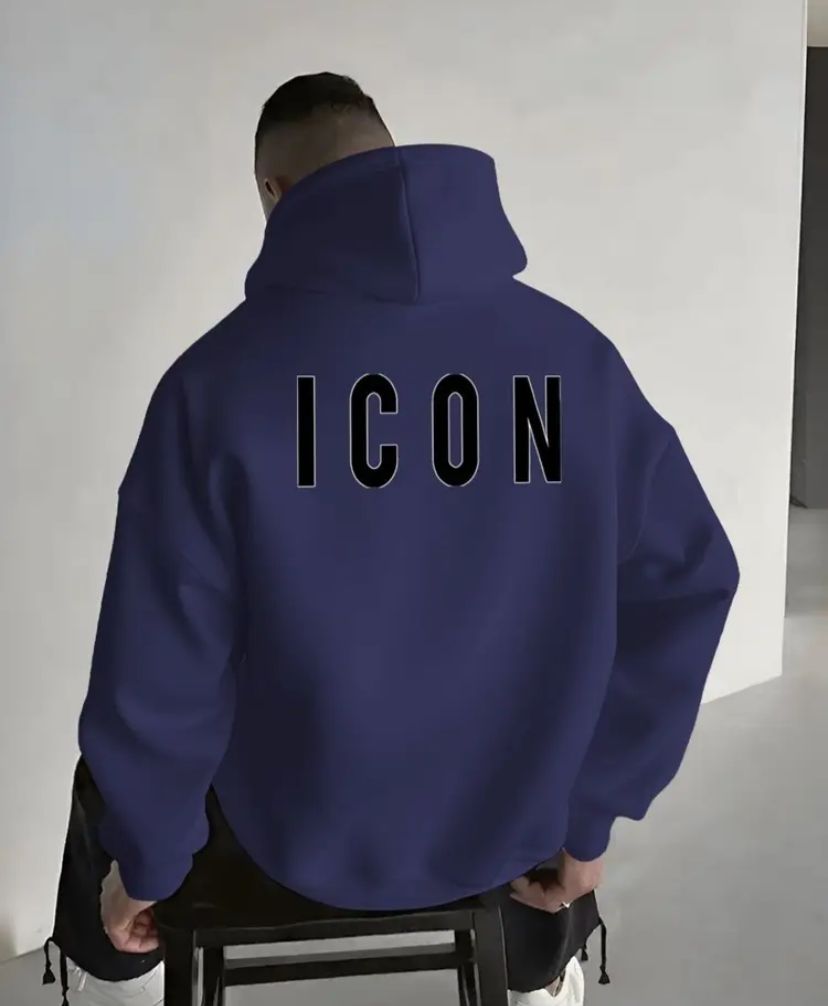 Felpa con cappuccio "icon" set di 3 colorazioni