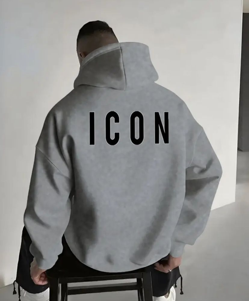 Felpa con cappuccio "icon" set di 3 colorazioni
